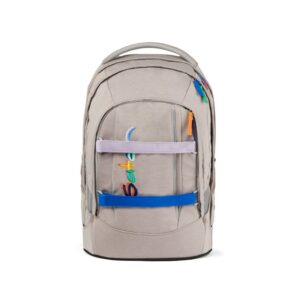 Satch Schulrucksack Colourful Mind Beige