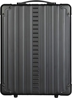 Aleon Cases Computerrucksack schwarz Metall