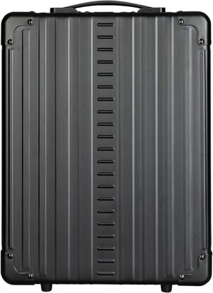 Aleon Cases Computerrucksack schwarz Metall