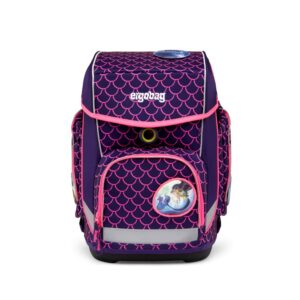 Ergobag Schulrucksack Cubo Set 5tlg. Lumi Edition PerlentauchBär Lila