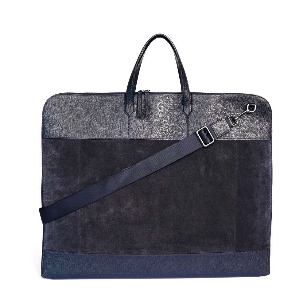 BGENTS Smart Suit Bag in Navy