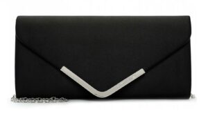 Tamaris Clutch Amalia Satin Schwarz