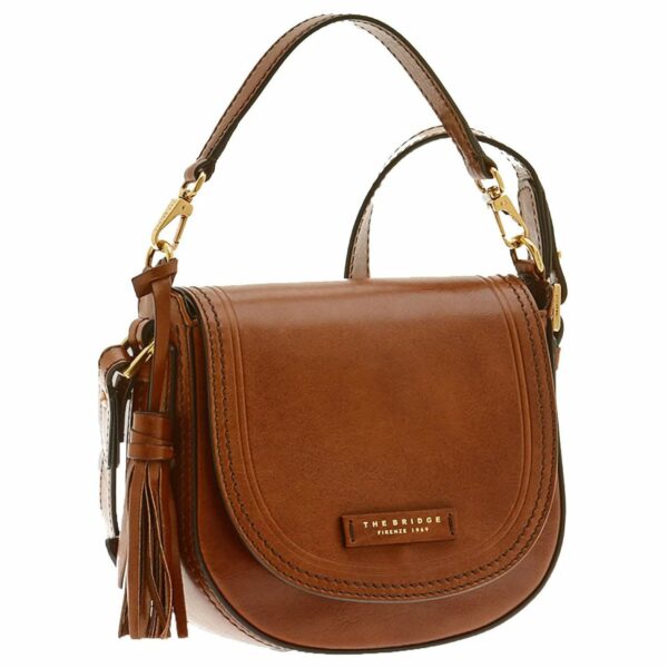The Bridge Schultertasche Pearldistrict brown gold Braun