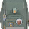 Lässig Schulrucksack Boxy Set 7tlg. Letters Grün