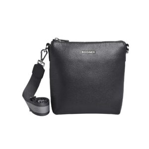 Bogner RV-Handtasche dunkelgrau Glatte Rindleder