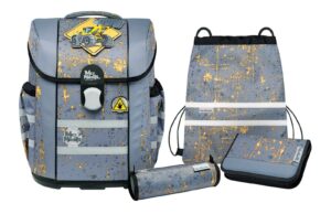 McNeill Schulrucksack Mac2 Set 5tlg. Steel Grau