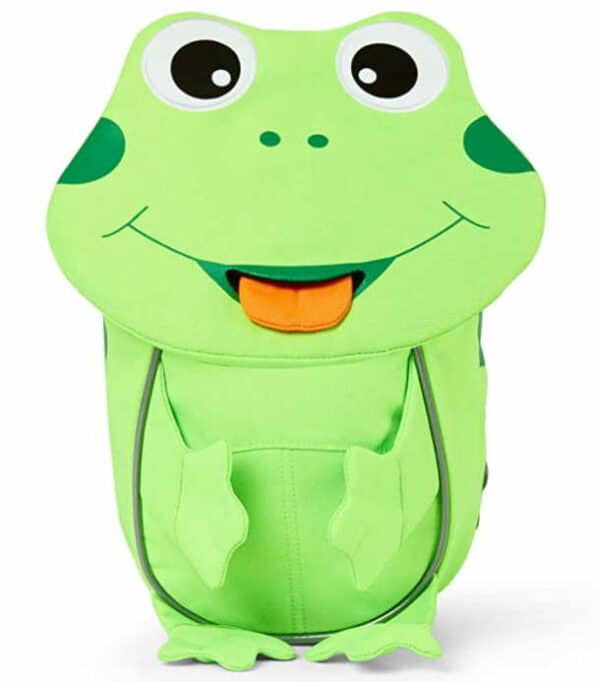 Affenzahn Kindergartenrucksack Kleiner Freund Frosch Neon Grün