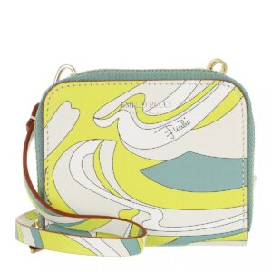 Emilio Pucci Wallet Coin Purse Salvia Lime Kombi