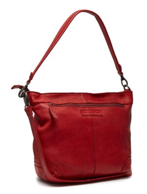 The Chesterfield Brand Handtasche rot Fett-/Naturleder