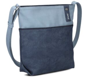 Zwei RV-HANDTASCHE blau-blau PU