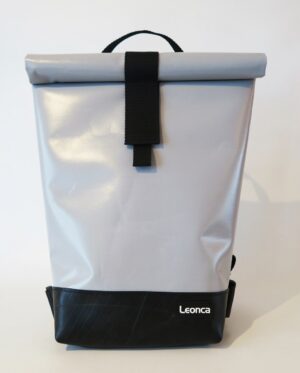 LEONCA Rollrucksack LKW-Plane Hellgrau S