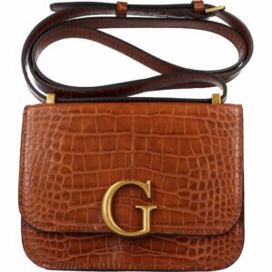 GUESS ÜB-HANDTASCHE cognac PU