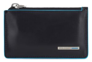 Piquadro Kartenetuis Blue Square Slim Nero Schwarz