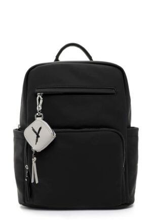 Tamaris CITYRUCKSACK schwarz Synthetik mit Leder