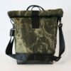 LEONCA Gepäckträgertasche Zeltleinen Olive Dunkel