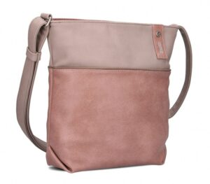 Zwei HANDTASCHE rosa div. Synth.