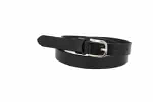 MGM Design Ledergürtel Damen Lack 2 cm breit 70 cm Schwarz