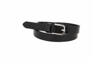 MGM Design Ledergürtel Damen Lack 2 cm breit 105 cm Schwarz