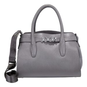 Joop! Handtasche dunkelgrau glatte Rindleder