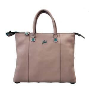 Gabs HANDTASCHE rosa Genarbte Rindleder