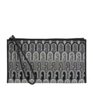 Furla Clutch grau