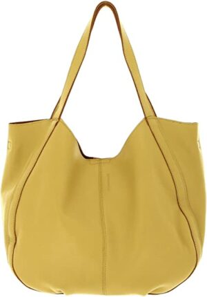 Seidenfelt CITYSHOPPER gelb div. Leder