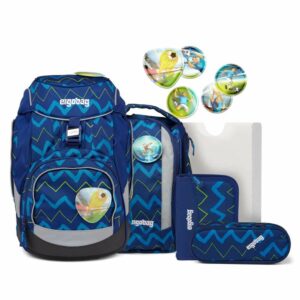 Ergobag Schulrucksack Pack Set 6tlg. FallrückziehBär Blau