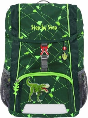 Step by Step Kindergartenrucksack Set Kid Schleich Shine Dino Night Tyro Grün