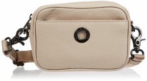 Mandarina Duck RV-HANDTASCHE beige genarbte Rindleder