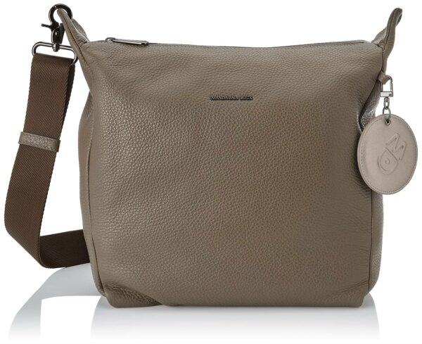 Mandarina Duck RV-Handtasche rot Genarbte Rindleder