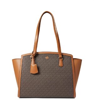 Michael Kors Shopper Chantal LG TZ Brown Acorn Dunkelbraun