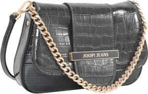 Joop! Handtasche mit Überschla dunkelgrau PU