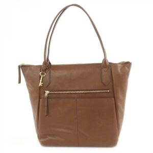 Fossil Shopper hochw. braun glatte Rindleder