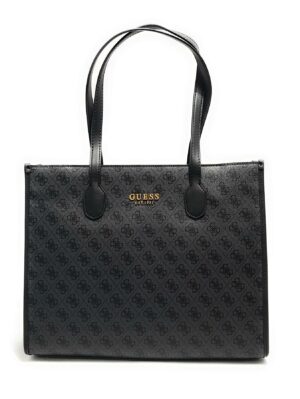 GUESS Shopper Silvana 4g-logo Coal Logo