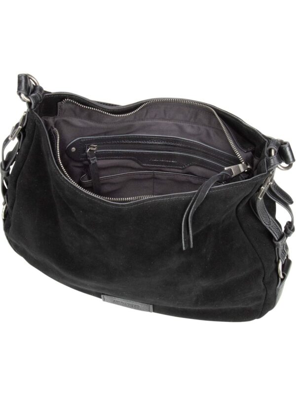 FREDsBRUDER HOBO BAG schwarz Fett-/Naturleder