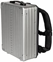 Aleon Cases Computerrucksack silber Metall