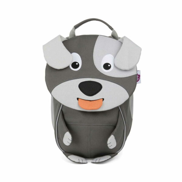 Affenzahn Kleiner Freund Hund Kindergartenrucksack Grau