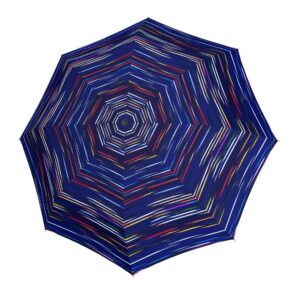 Doppler Schirm blau