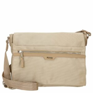 Picard Handtasche mit Überschla sand Nylon