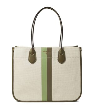 Michael Kors CITYSHOPPER oliv Stoff plastif.