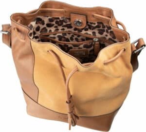 Picard Safari Zugbeutel Fudge-Komb Beige / Braun Soft-Rindleder