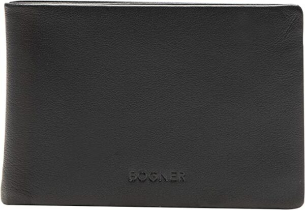 Bogner Scheintasche quer schwarz Synthetik mit Leder