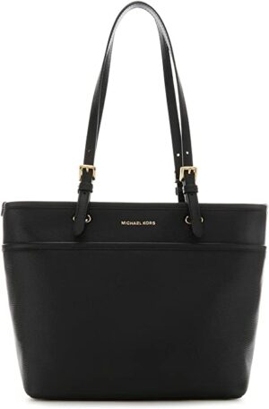 Michael Kors CITYSHOPPER schwarz Genarbte Rindleder