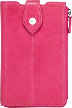 Maitre Handyetui pink Synthetik mit Leder