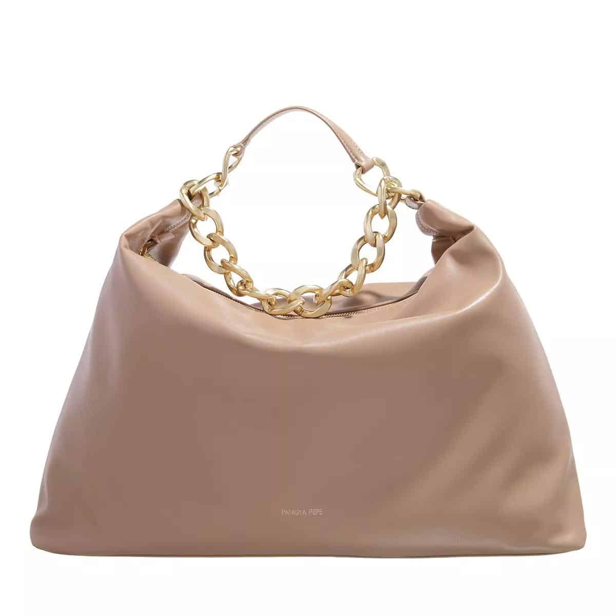 Patrizia Pepe Women Hobo Bag beige