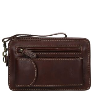 Picard Handgelenktasche Toscana Kastanie Dunkelbraun