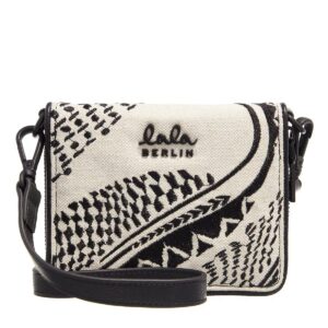 lala Berlin GmbH Wallet Wilson Black Swirl Creme