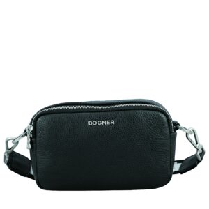 Bogner HANDTASCHE MIT RV schwarz GENARBTE RINDLEDER