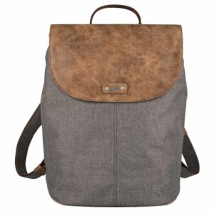 Zwei RUCKSACK OLLI O13 STONE Grau