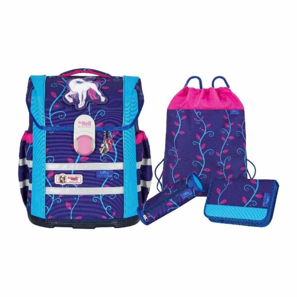 McNeill Schulrucksack Ergo Mac Set 4tlg. Lilly Blau